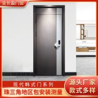 厂家直销智能锁别墅简约入户门进户大门高端防盗门不锈钢韩式门